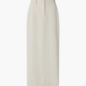 French Connection Cream Midi Skirt
